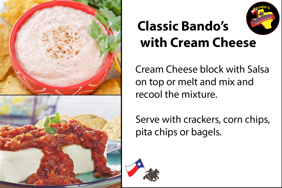 Bando's Brand, Wild'NReckless Recipes with Salsa and Spicy Mustard-bandosbrand.com \ wildnreckless.com