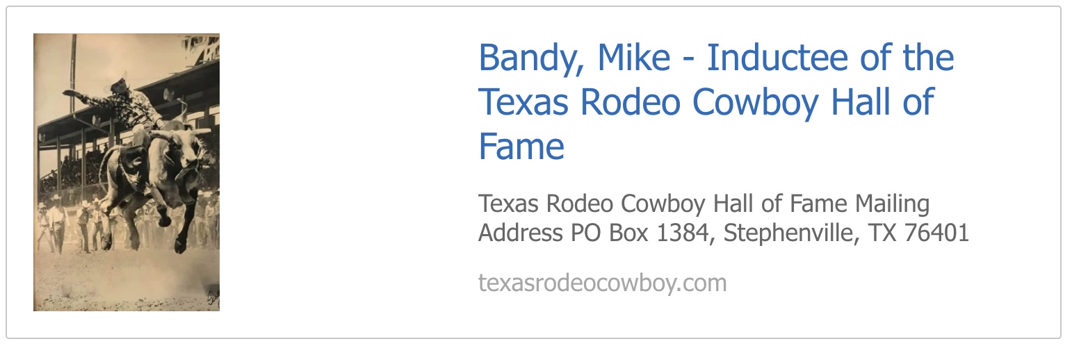 Bull Rider, Mike 'Bando' pepper sauce